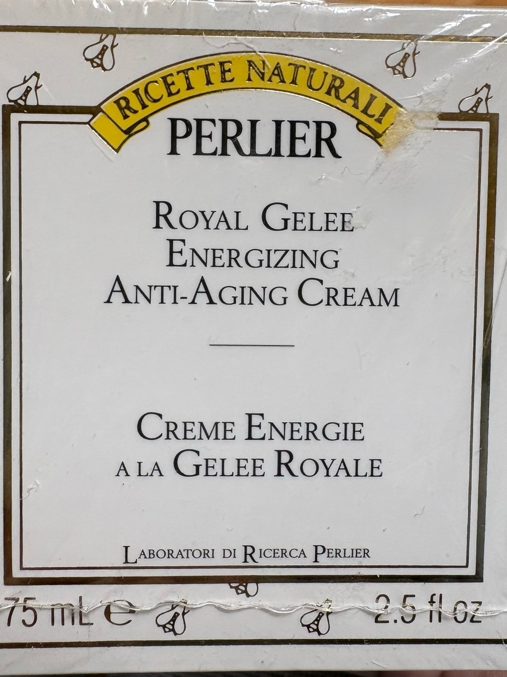 Perlier Royal Gelee Energizing Anti Aging Cream 2.5 oz / 75 ml